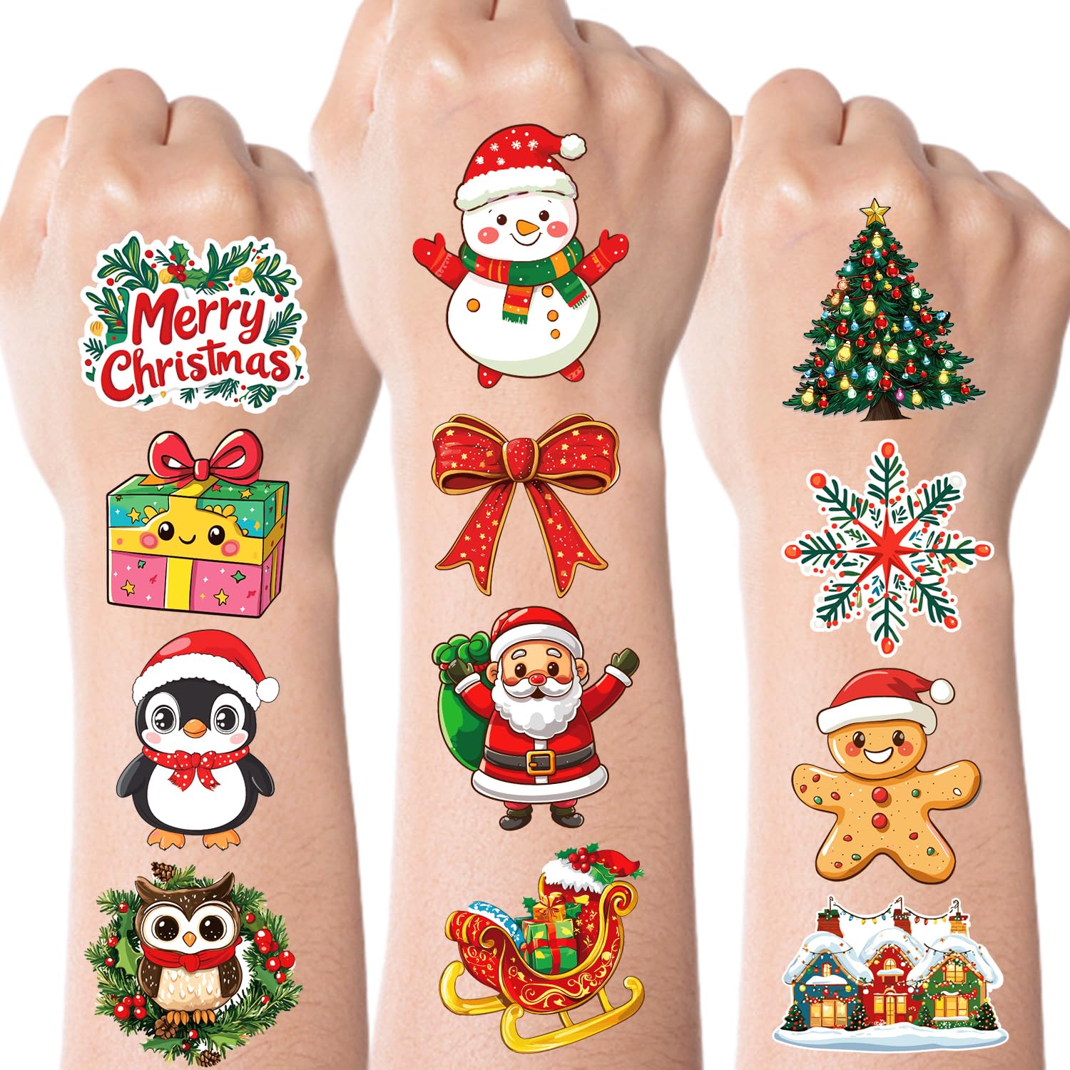 102-Style Tropical Luau Temporary Tattoo Party Pack