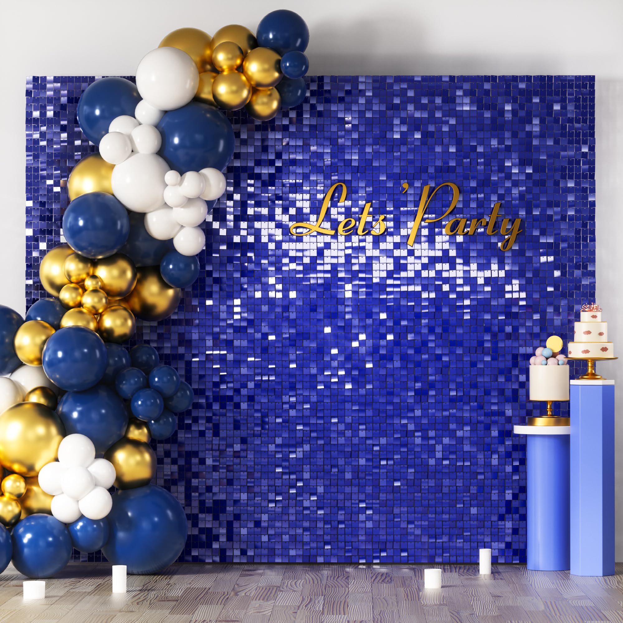 Square Sequin Shimmer Photo Backdrop for Parties & Events
