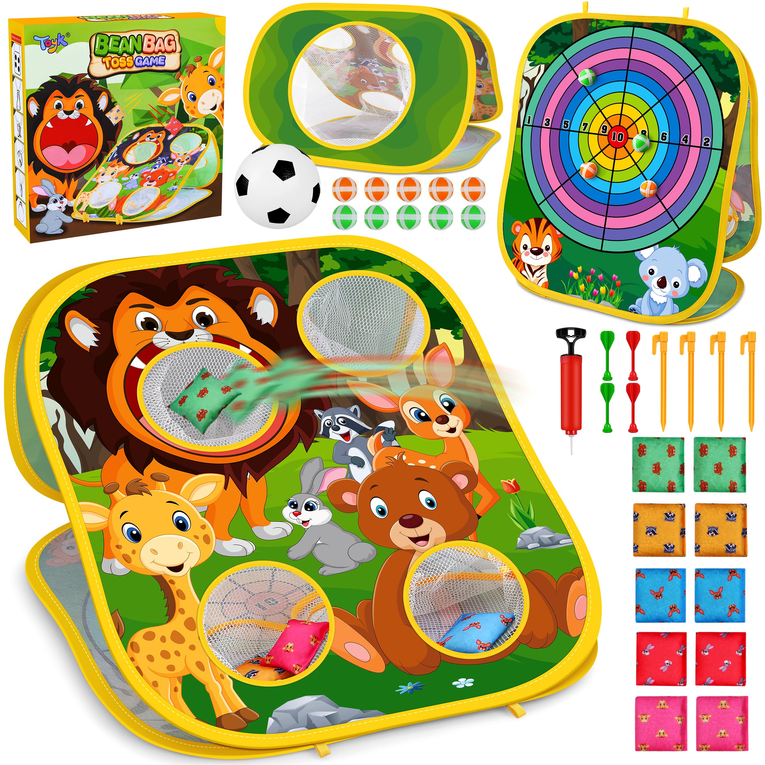 Animal Bean Bag Toss Game for Kids & Outdoor Parties
