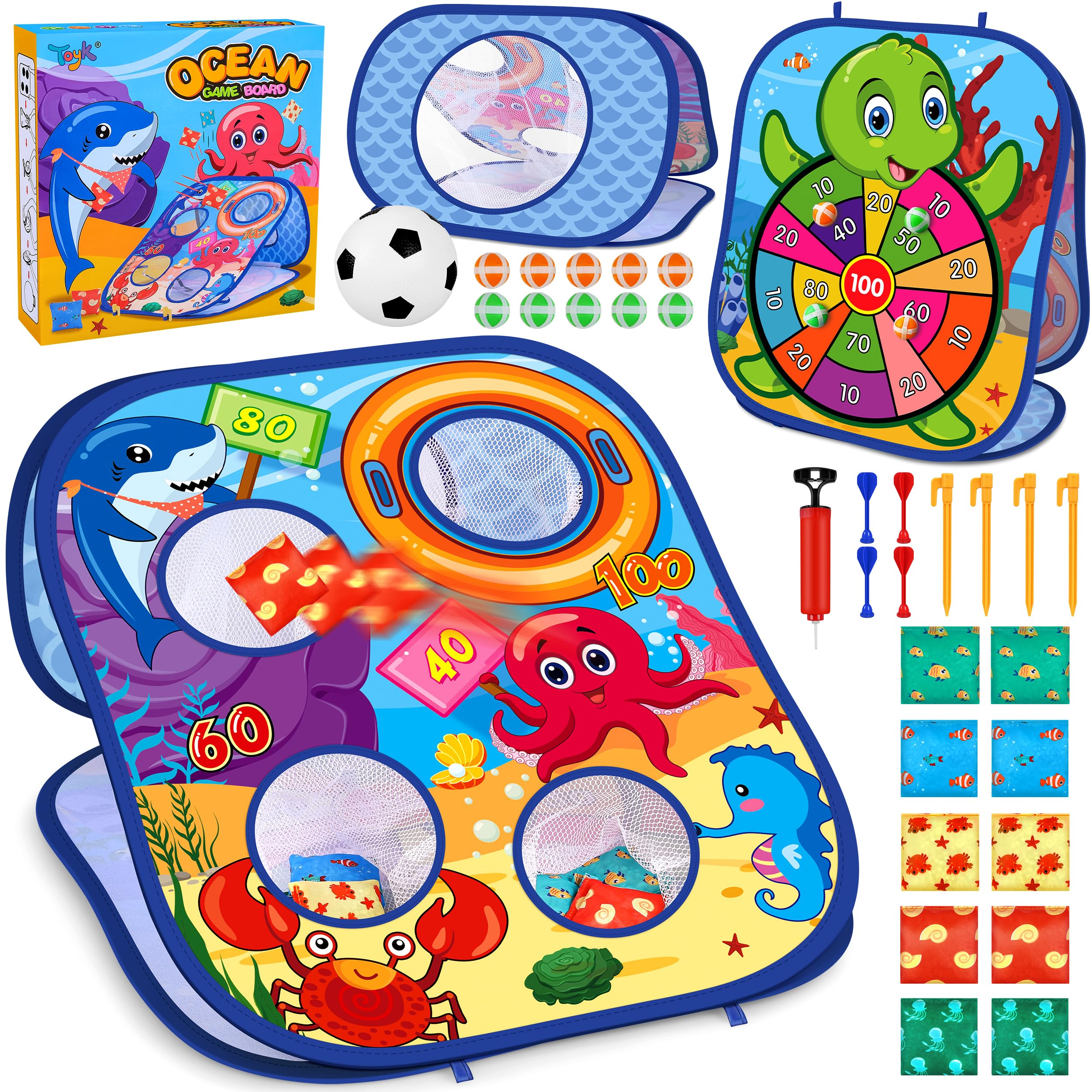 Animal Bean Bag Toss Game for Kids & Outdoor Parties