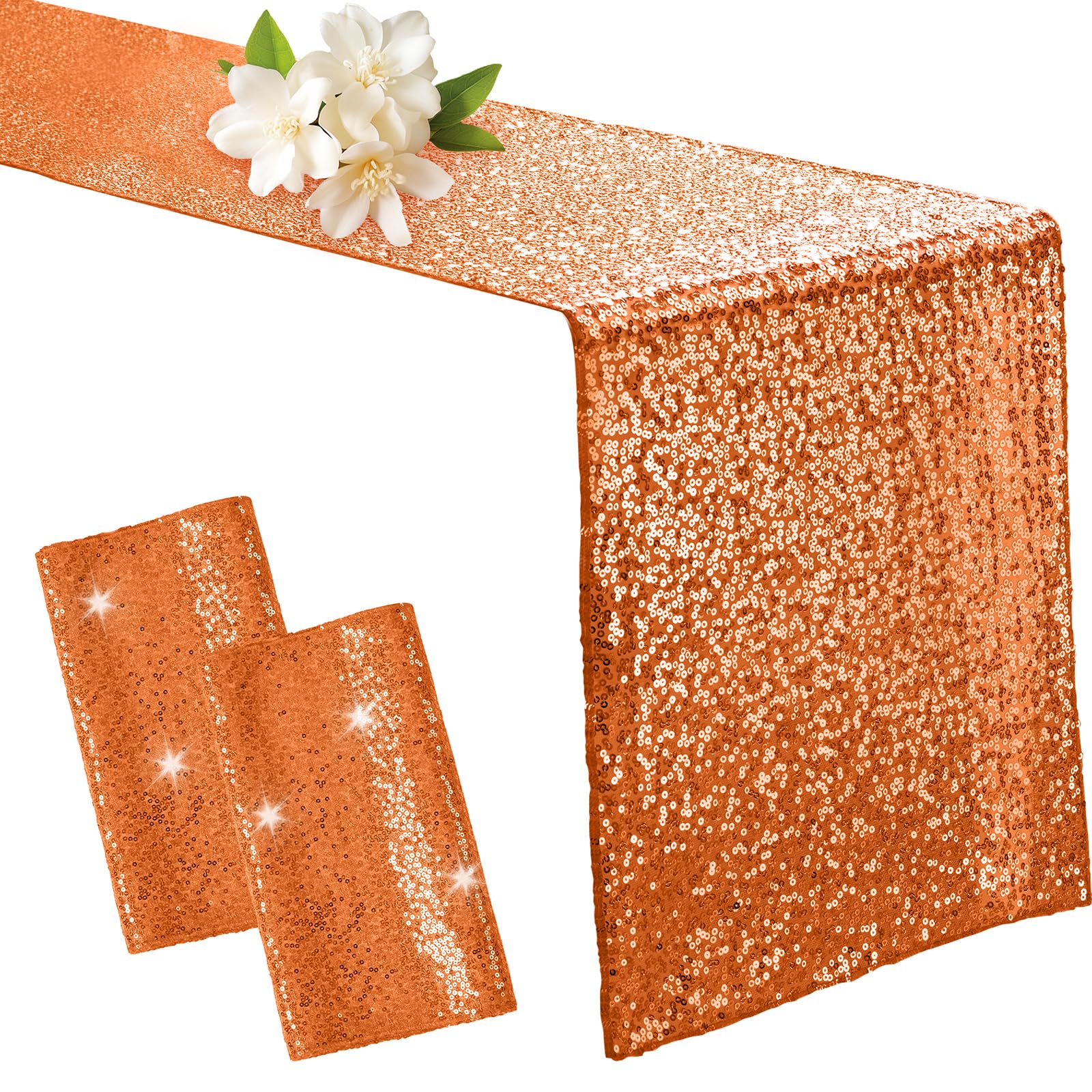 12 x 72-Inch Sequin Table Runner for Parties & Events